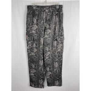 SWS Athletics Sweatpants Woodland Camo Cargo Wide Leg Baggy Lounge Cozy